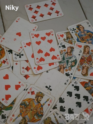 Винтидж карти за игра , снимка 4 - Карти за игра - 53610298