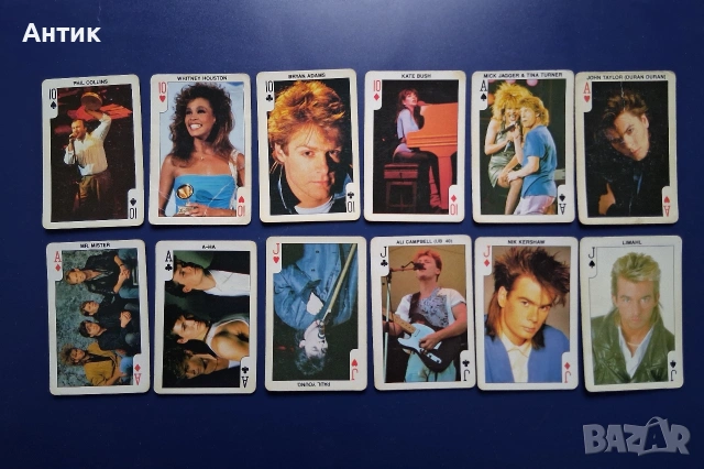 Колекция Стари Карти от Дъвки Rock 'N Bubble Bubblegum 53 Броя / 80- те год., снимка 5 - Колекции - 53301959