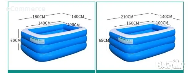 Устойчив надуваем басейн, различни размери, снимка 8 - Басейни и аксесоари - 47601028