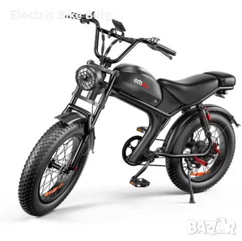 Eлектрически велосипед FATBIKE 1000W(1KW), Shimano скорости, 1001, снимка 4 - Велосипеди - 47074397