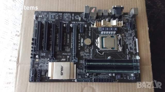 Дънна платка Asus B85M-A R2.0 Socket LGA1150 CPU+FAN+RAM, снимка 5 - Дънни платки - 51704100