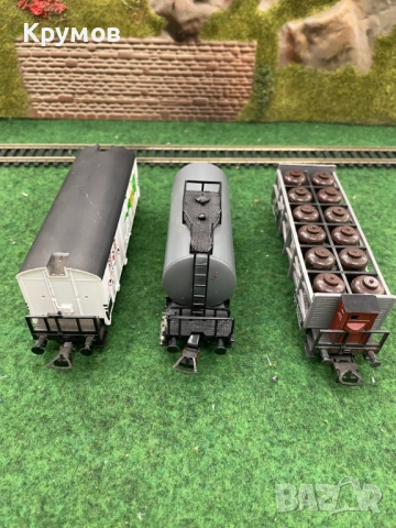 Вагон товарен цистерна 2-осен HO 1:87 влак ЖП модел, снимка 4 - Колекции - 51527111