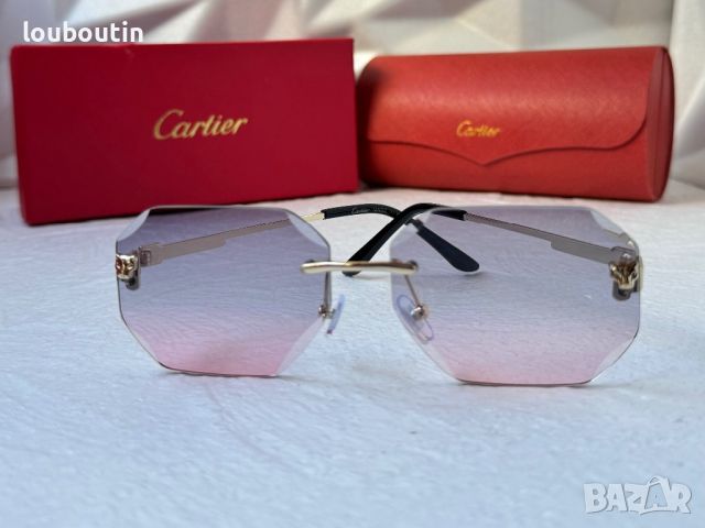 Cartier 2024 дамски слънчеви очила Осмоъгълни 4 цвята, снимка 6 - Слънчеви и диоптрични очила - 45276506