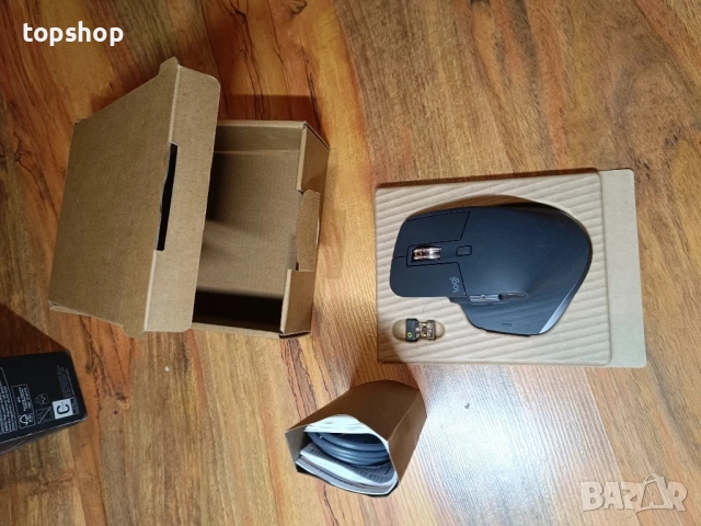 ЧИСТО НОВА С ЛЕПЕНКА Безжична мишка Logitech MX Master 3S ултрабързо скролиране, ергономична, 8K DPI, снимка 15 - Клавиатури и мишки - 51628723