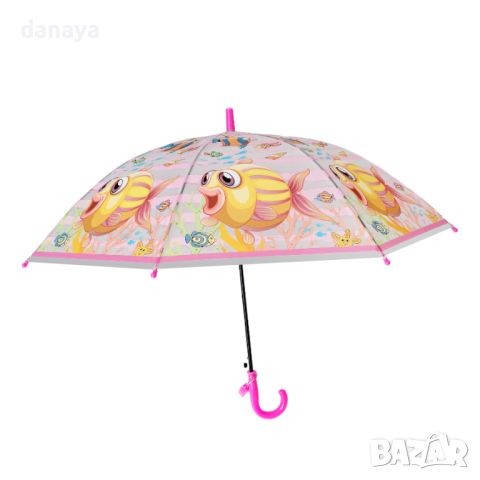 4727 Весел детски чадър със свирка, снимка 4 - Чадъри - 45431560