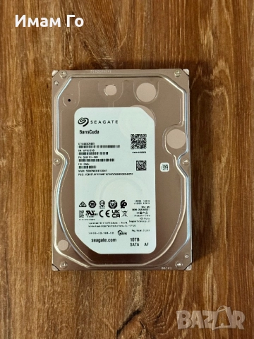 Seagate BarraCuda 10TB – Бърз 7200rpm HDD за Гейминг / PC / Workstation, снимка 4 - Твърди дискове - 52481334