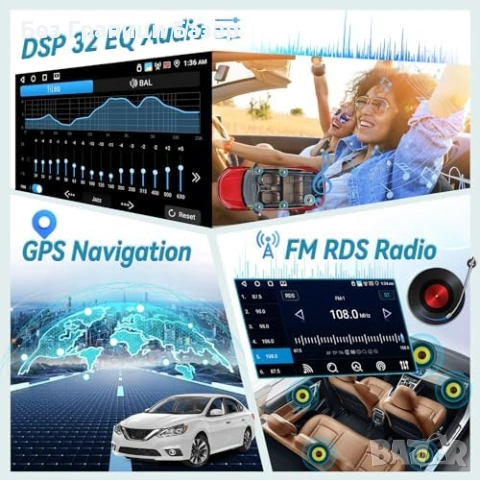 Нова 10 инча Android мултимедия Peugeot 107 / Citroen C1 4+64G CarPlay, снимка 5 - Друга електроника - 53033888