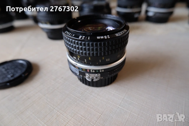 Nikon Nikkor AI-S 28MM F2.8 Lens. Nikon, снимка 6 - Обективи и филтри - 53595975