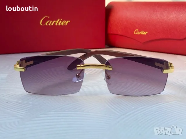 Cartier 2024 мъжки слънчеви очила, снимка 15 - Слънчеви и диоптрични очила - 48009402