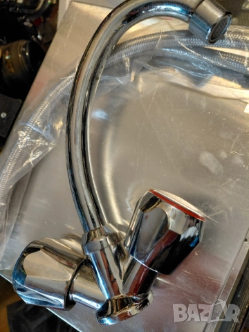 Стоящ смесител за умивалник Сифон клик - клак Смесител за мивка Батерия за мивка Клик сифон за мивка, снимка 2 - Смесители - 52636973