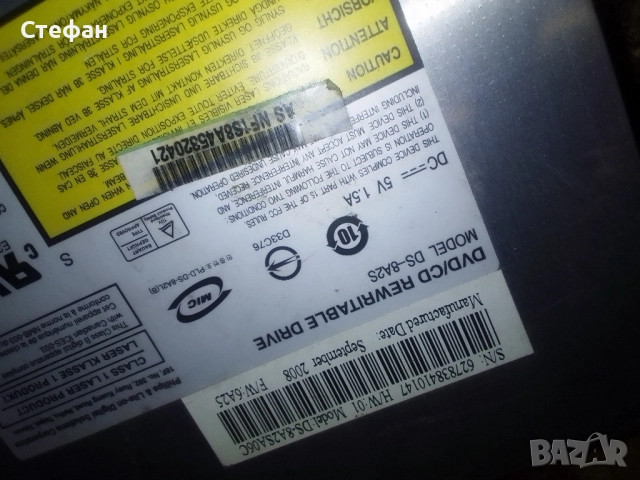 записвачка за лаптоп , снимка 3 - Части за лаптопи - 51815815