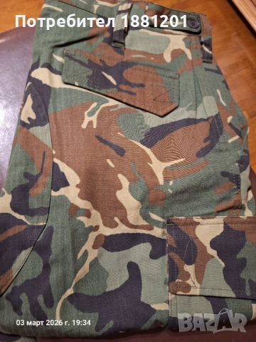 Камуфлажен панталон, размер 176/96. Нов.