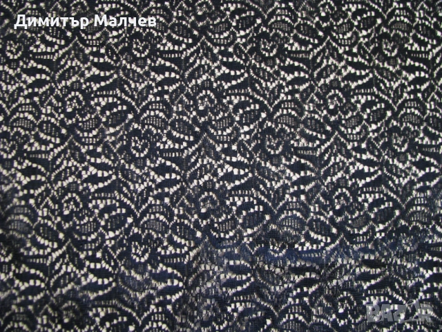 Черен дантелен плат 160/280 см черна дантела, отличен, снимка 3 - Други - 52021087