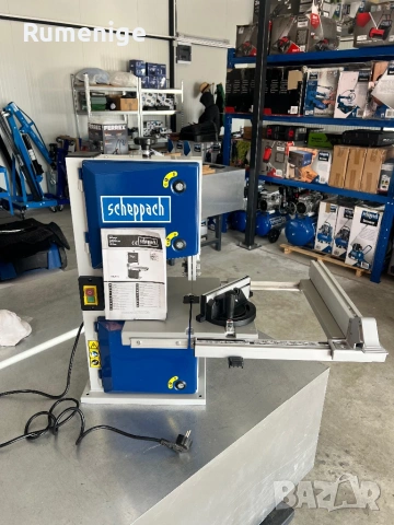 Банциг дърводелски Scheppach HBS30 -350W, 1400mm, снимка 8 - Други инструменти - 53903024