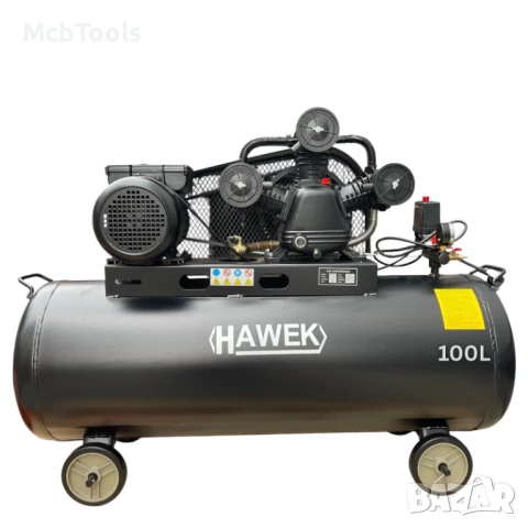 Компресор за въздух 100 литра HAWEK