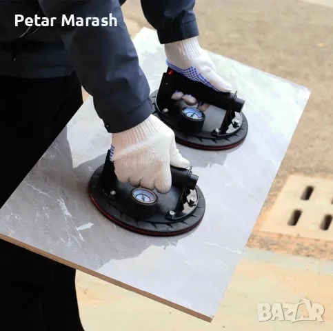 Вакуумна вендуза KraftWorld Ø200мм и Машина за Рязане на Плочки с Лазерен Водач 1200мм, снимка 10 - Измервателни инструменти - 50367105