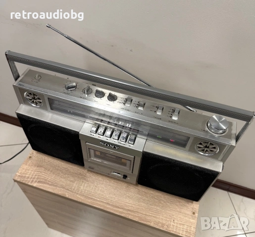 🔈Ретро радиокасетофон Sony CFS-81S Boombox🔈, снимка 6 - Радиокасетофони, транзистори - 53386295
