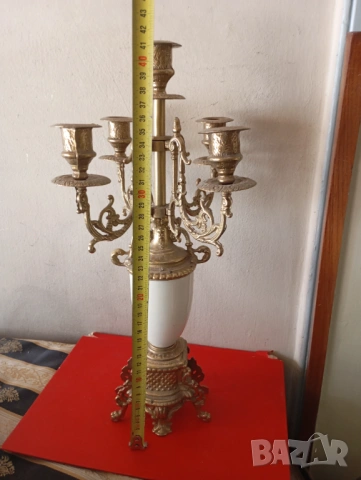 Бароков свещник, снимка 5 - Други ценни предмети - 54177586