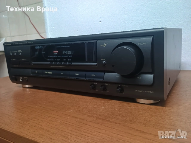 Стерео усилвател с вграден тунер Technics SA-EX100 с активно охлаждане. Изпращам видео. , снимка 6 - Ресийвъри, усилватели, смесителни пултове - 54211503