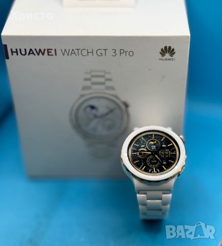 ГАРАНЦИОНЕН!!! Смарт часовник Huawei Watch GT3 PRO, 43 mm, Ceramic Strap, White, снимка 6 - Смарт часовници - 46600257