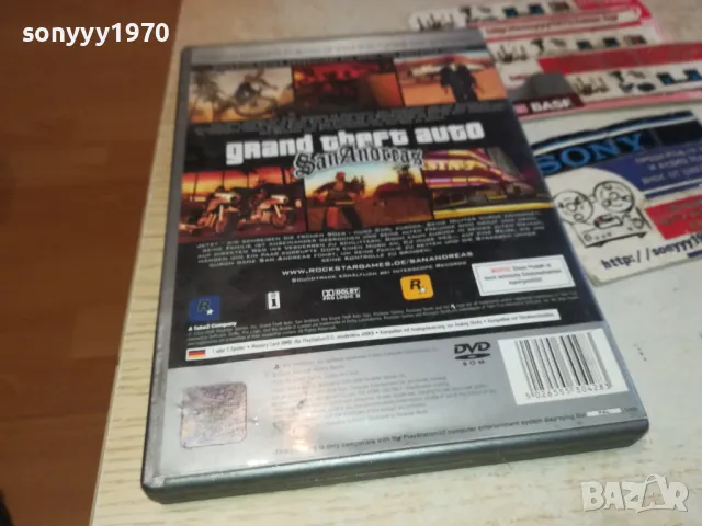 GTA SAN ANDREAS-SONY PS2 GAME 1102251103, снимка 10 - Игри за PlayStation - 49074693