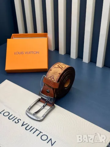 колани от естествена кожа louis vuitton в кутия , снимка 1 - Колани - 49556560