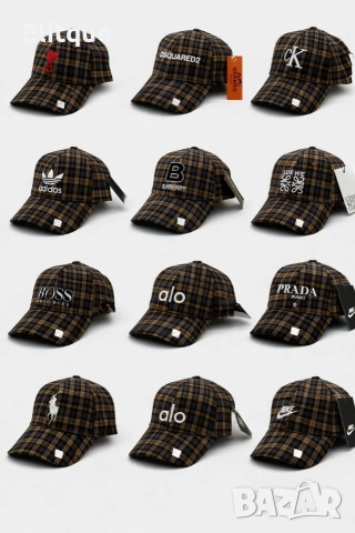 шапки с козирка Louis Vuitton Gucci Burberry , снимка 4 - Шапки - 54220612