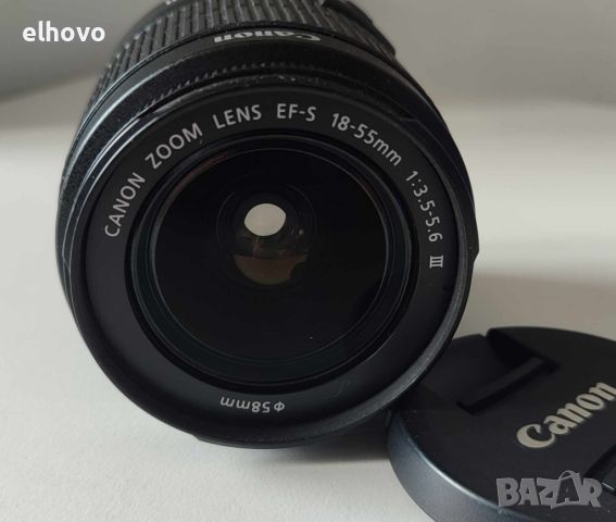 Обектив Canon Zoom Lens EF-S 18-55mm Ф58мм, снимка 6 - Обективи и филтри - 45351356