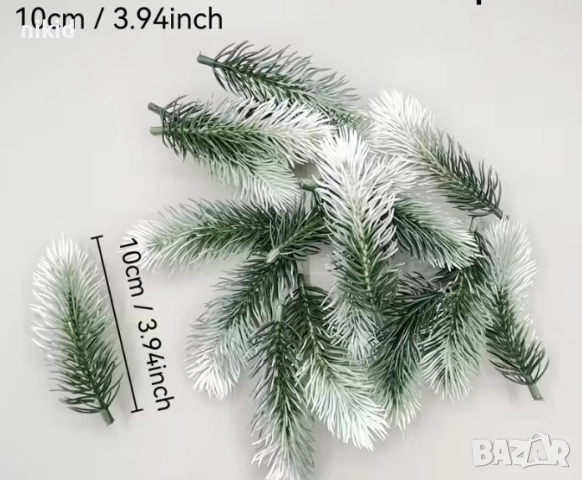 Елхови Борови клонки клони клончета изкуствени за декорация и украса, снимка 8 - Други - 28036512
