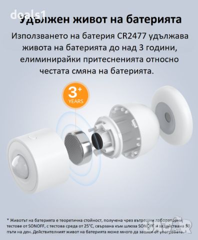 SONOFF Zigbee Сензор за движение | SNZB-03P, снимка 14 - Друга електроника - 46599973