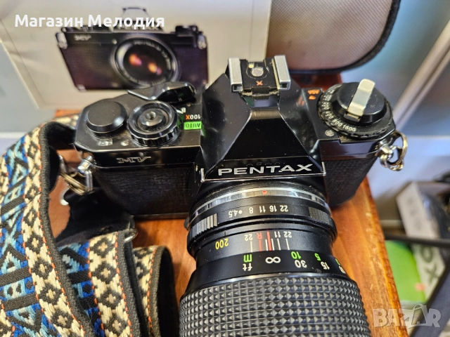 Фотоапарат Pentax MV  В отлично техническо и визуално състояние. Комплект с чанта, книжки, 4 обектив, снимка 15 - Фотоапарати - 48611228