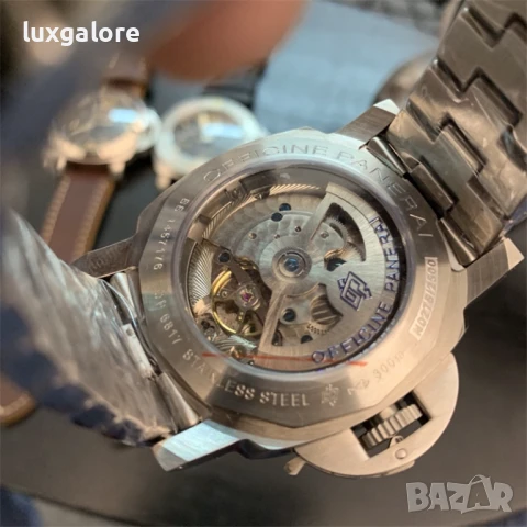 Мъжки часовник PANERAI Luminor 1950 3 Days GMT с автоматичен механизъм, снимка 7 - Мъжки - 50953272