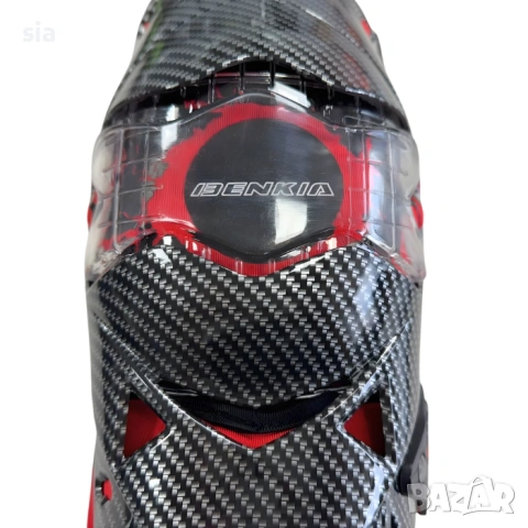 Наколени за мотор, мотокрос, ендуро, ATV, червен цвят с черно, снимка 3 - Аксесоари и консумативи - 53869416