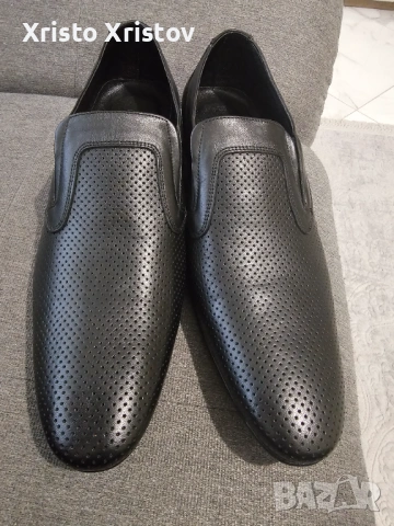 Мъжки ,кожени мокасини SHARP, снимка 8 - Официални обувки - 53467140