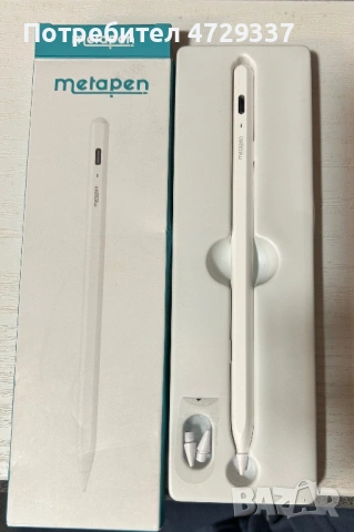 Чисто нов стилус Metapen Pencil A8 за iPad (2018-2025) – Бързо зареждане