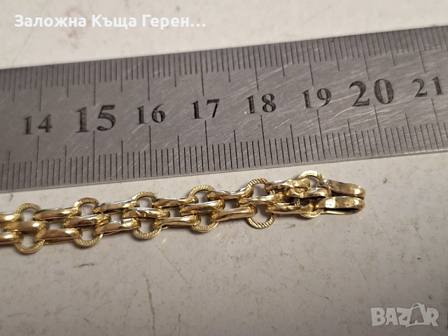 НАМАЛЕНА - Златна Гривна - 14к. - 6,26гр., снимка 3 - Гривни - 53072727