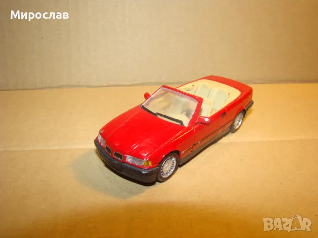 1:43 SOLIDO BMW 3 КАБРИО МОДЕЛ КОЛИЧКА ИГРАЧКА, снимка 6 - Колекции - 48355502