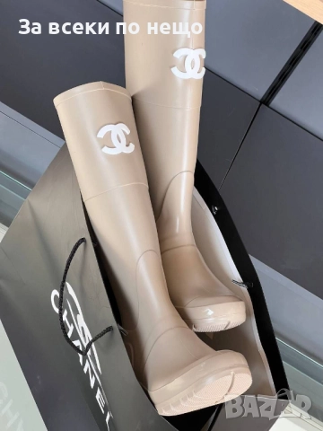Chanel Дамски Зимни Ботуши Шанел - Налични Различни Цветове Код E1068, снимка 9 - Дамски ботуши - 52316037