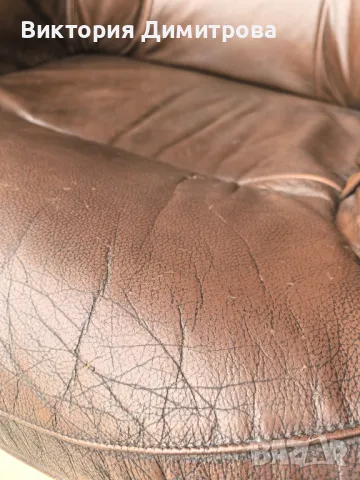 Комплект: Триместен диван + 2 фотьойла , снимка 14 - Дивани и мека мебел - 49691067