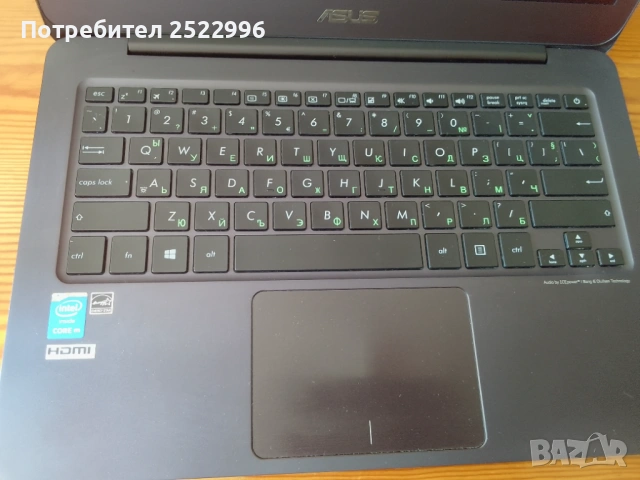 Asus Zen Book UX350 13 inch, windows 10, като нов ултра тънък дизайн., снимка 3 - Лаптопи за дома - 53834392