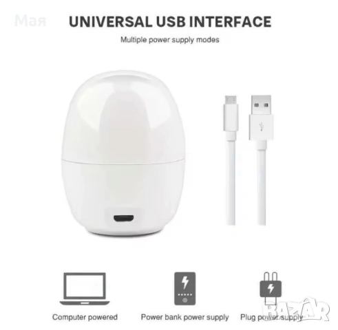 5 евро нова мини 6W LED UV лампа за гел лак. , снимка 3 - Продукти за маникюр - 54236347