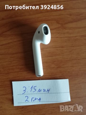 Apple Airpods 2gn слушалки лява и дясна, снимка 5 - Слушалки, hands-free - 45777544