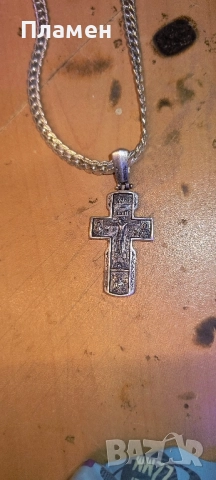 Сребърният синджир е с медальон или кръст, снимка 16 - Колиета, медальони, синджири - 51937837