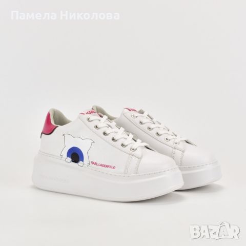 Дамски сникърси Karl lagerfeld, снимка 3 - Маратонки - 46401365