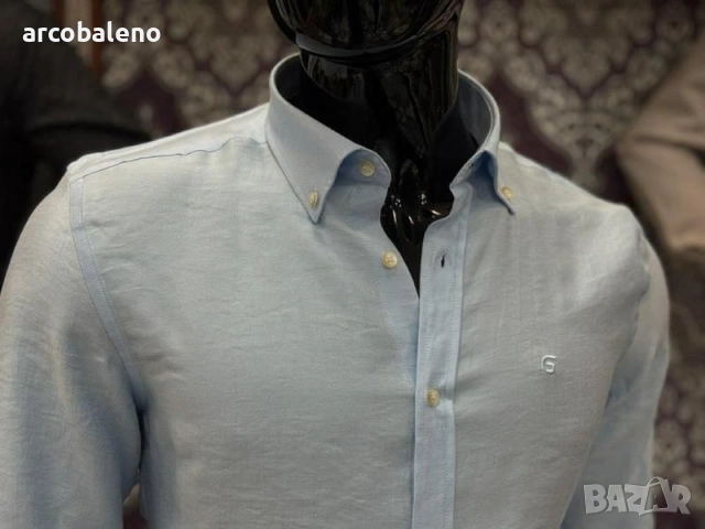 Ежедневна мъжка риза с дълги ръкави, 4цвята , снимка 7 - Ризи - 53309871