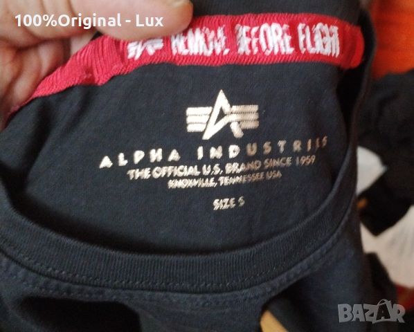 Alpha Industrie-Маркова и оргинална.Нова.С, снимка 5 - Тениски - 46296451