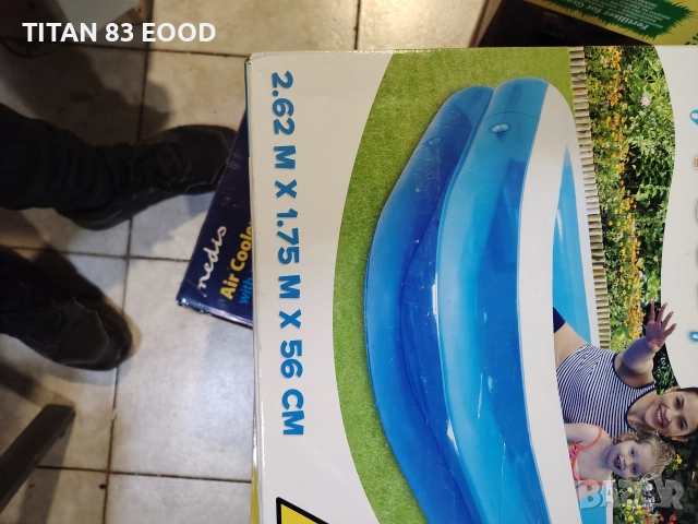 Надуваем басейн Intex - Swim Center™, Family pool, 262 x 175 x 56 см, снимка 2 - Басейни и аксесоари - 52855698