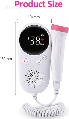 Монитор за движение на бебето за бъдещи майки, само за домашна употреба (розов), снимка 6 - Други - 51721439