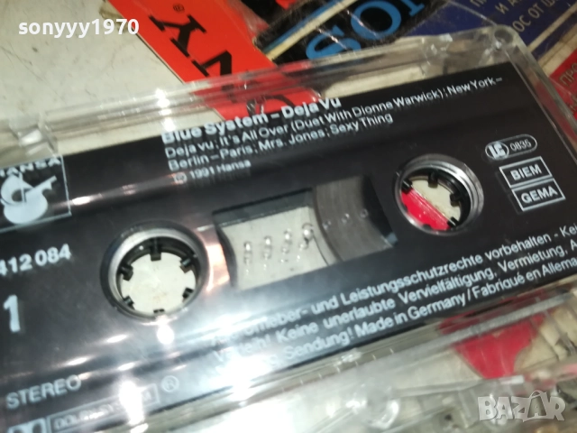 BLUE SYSTEM-ORIGINAL TAPE 2108251932, снимка 8 - Аудио касети - 51446126