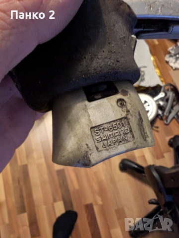 Ретро Шосейна Дясна Команда Shimano Ultegra 6500 , 9 скорости, снимка 5 - Части за велосипеди - 52547256